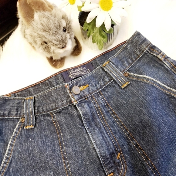 Levi's Cropped Wide Leg Jeans - Picture 6 of 7